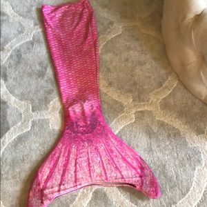 Fin Fun mermaid monofin and pink cover size 6